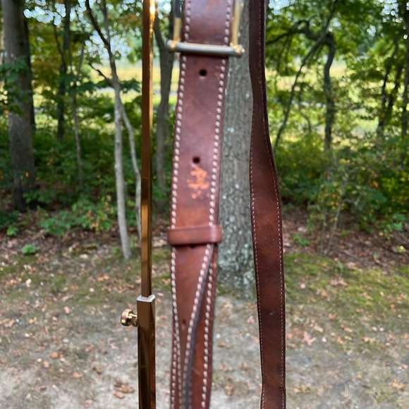 CELINE Macadam Vintage Coated Canvas Shoulder Crossbody Bag Brown PVC - Picture 10 of 17